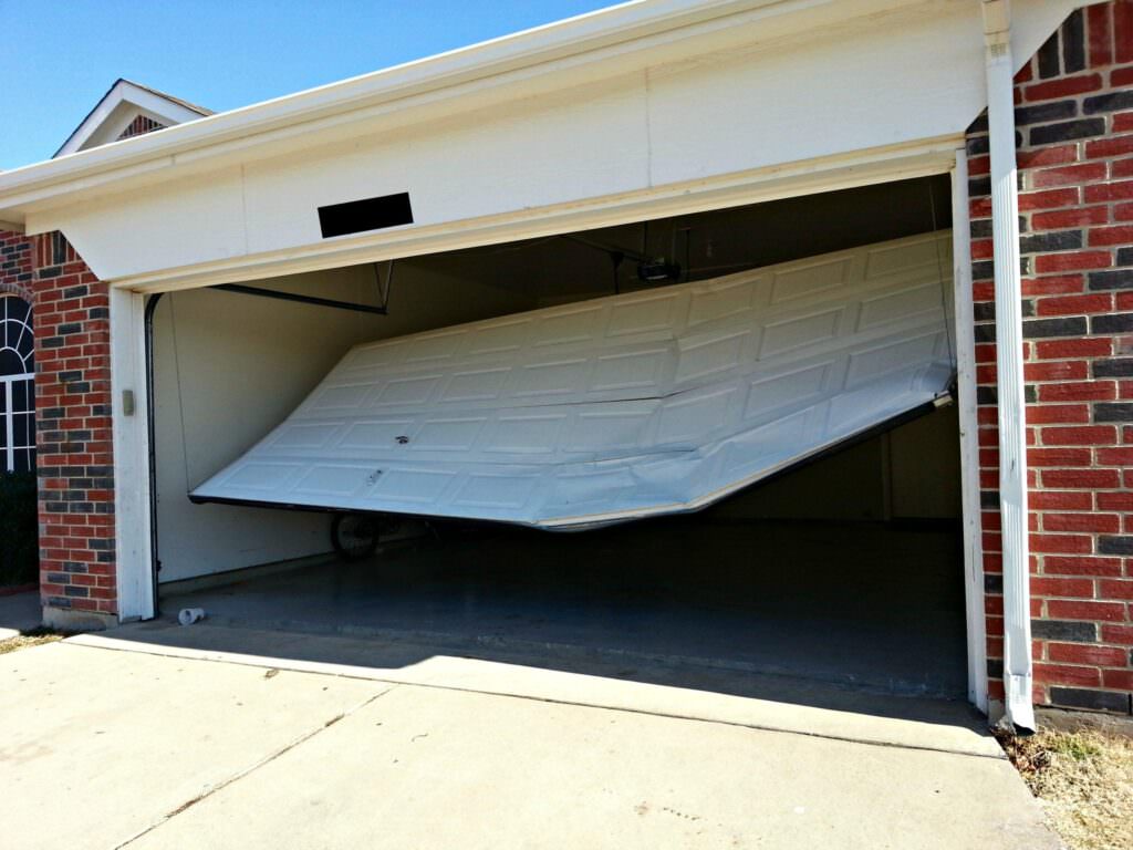 Bent Garage Doors